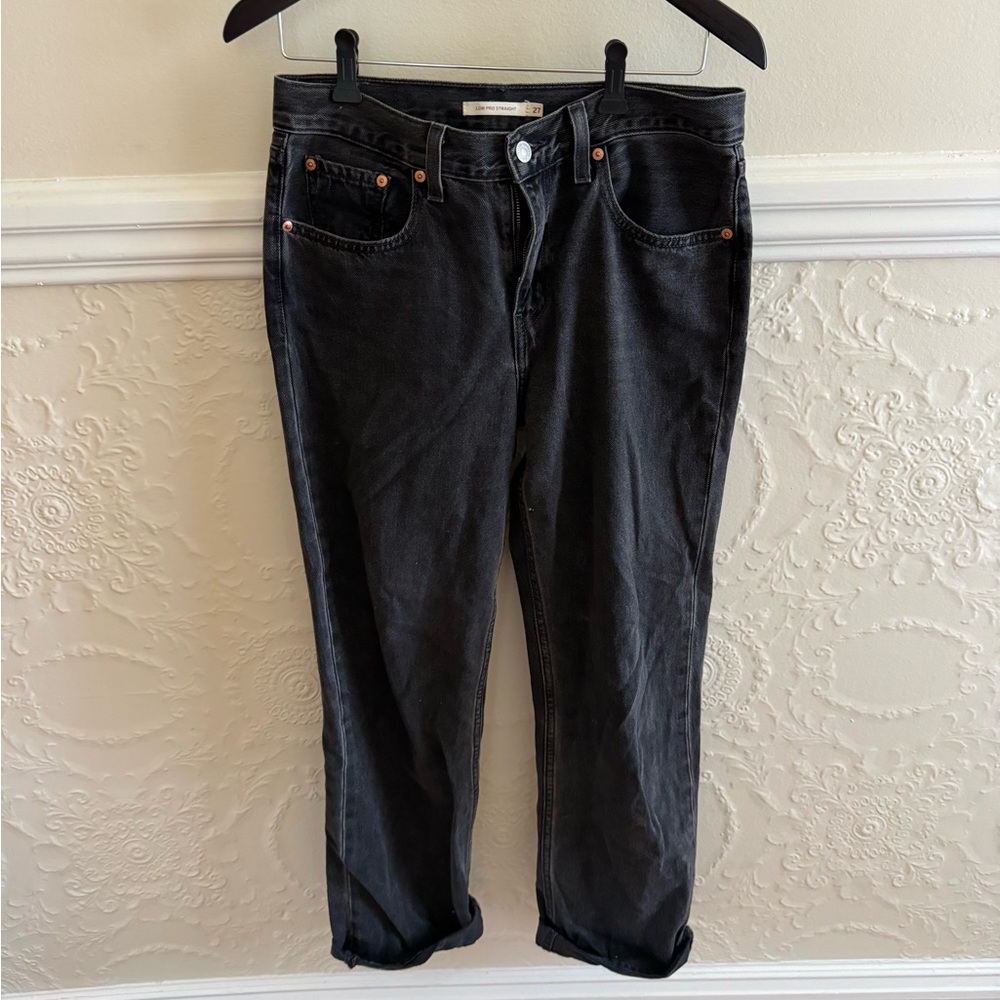 Levi’s Low Pro Black Denim Jeans